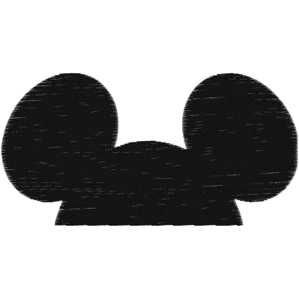 Matriz de Bordado Orelha do Mickey